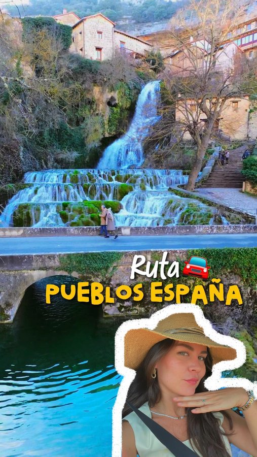 Instagram post by @traveltipforyou for Repsol. Caption reads: RUTA PERFECTA PARA IR EN COCHE 🇪🇸 Nosotros....