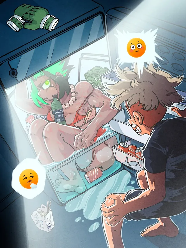 Instagram post by @prince_rours for HUION. Caption reads: ✨️Chama X Dan✨️Collab Huion💥

I tested the Kamvas....