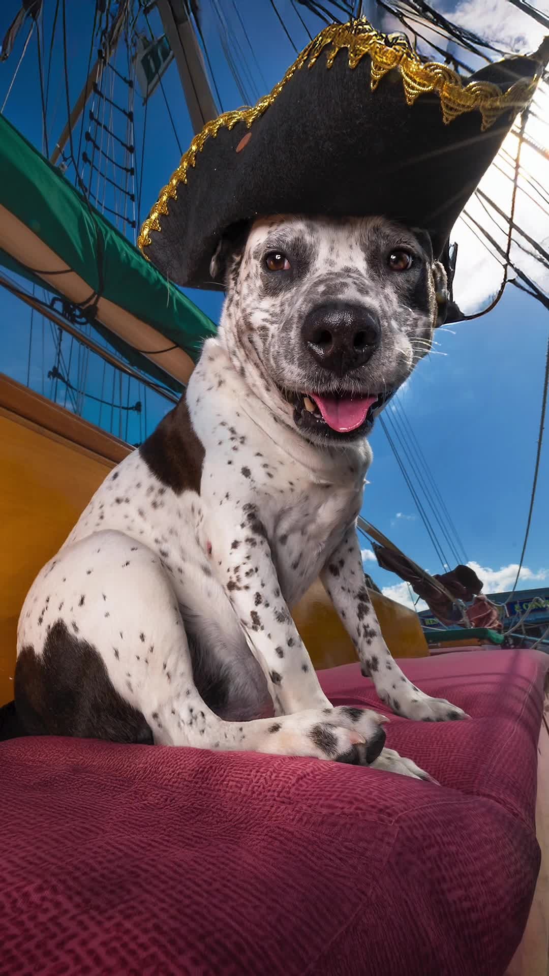 Instagram post by @dogbreathphotography for Wacom. Caption reads: 🐾 Meet Marshall — the sweetest pup who has spent....