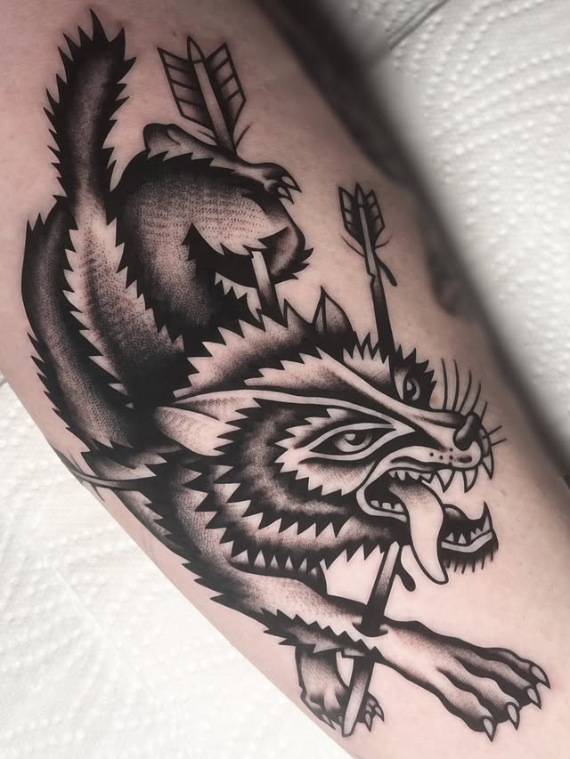 Instagram post by @saschi_mccormack for Hustle Butter. Caption reads: [...] @killerinktattoo @rawpigments....