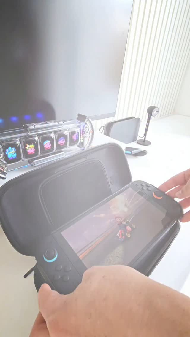 Instagram post by @nintendogamer92 for Spigen. Caption reads: [...] Have you picked up any accessories yet?....