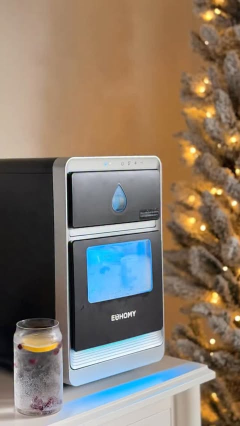 Instagram post by @volha_creative for EUHOMY. Caption reads: [...] moments at home — and this is the Euhomy ice....