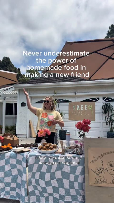 Instagram post by @hostinyourhome for Bob's Red Mill. Caption reads: [...] homemade food in making a new friend....