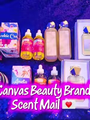 TikTok post by @1_2travel for Canvas Beauty Brand. Caption reads: [...] me taking FULL advantage of the Canvas....