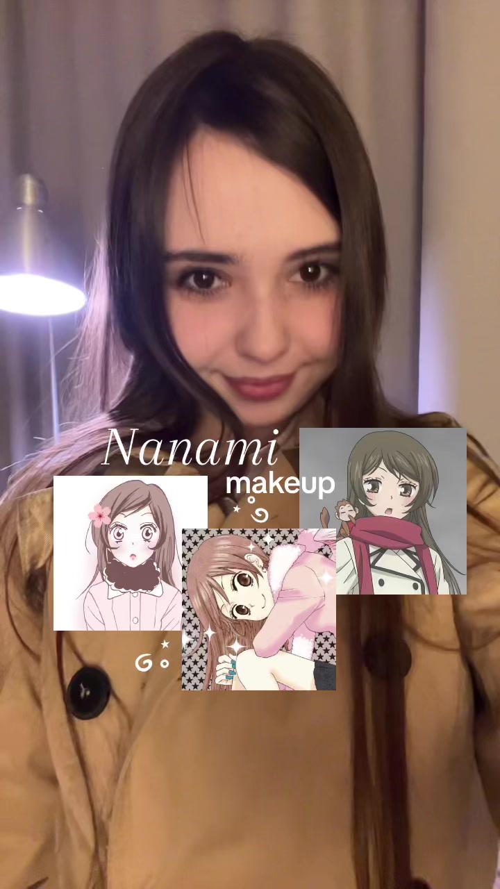 TikTok post by @kallinankek for TTDeye. Caption reads: [...] #kamisamakiss #glittermakeup #tumblr #shojo....