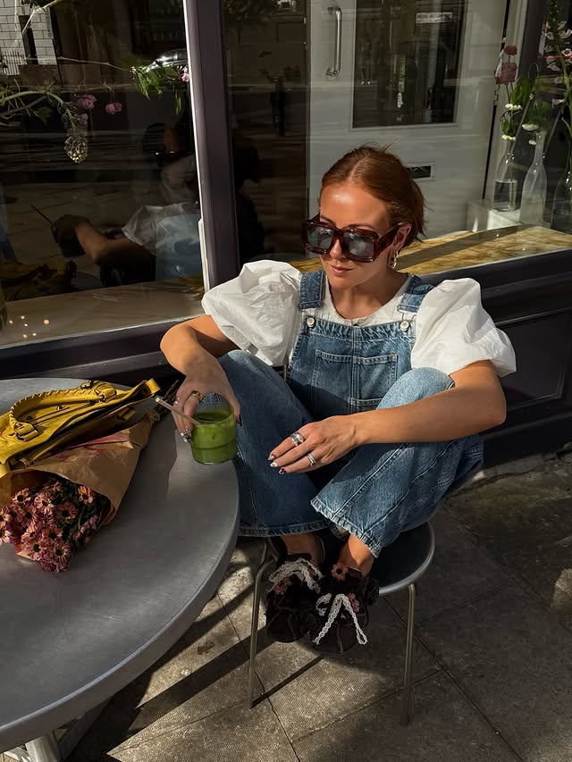 Instagram post by @rebeccaferrazwyatt for Victoria Shoes. Caption reads: No but I think I’ve found the perfect spring....