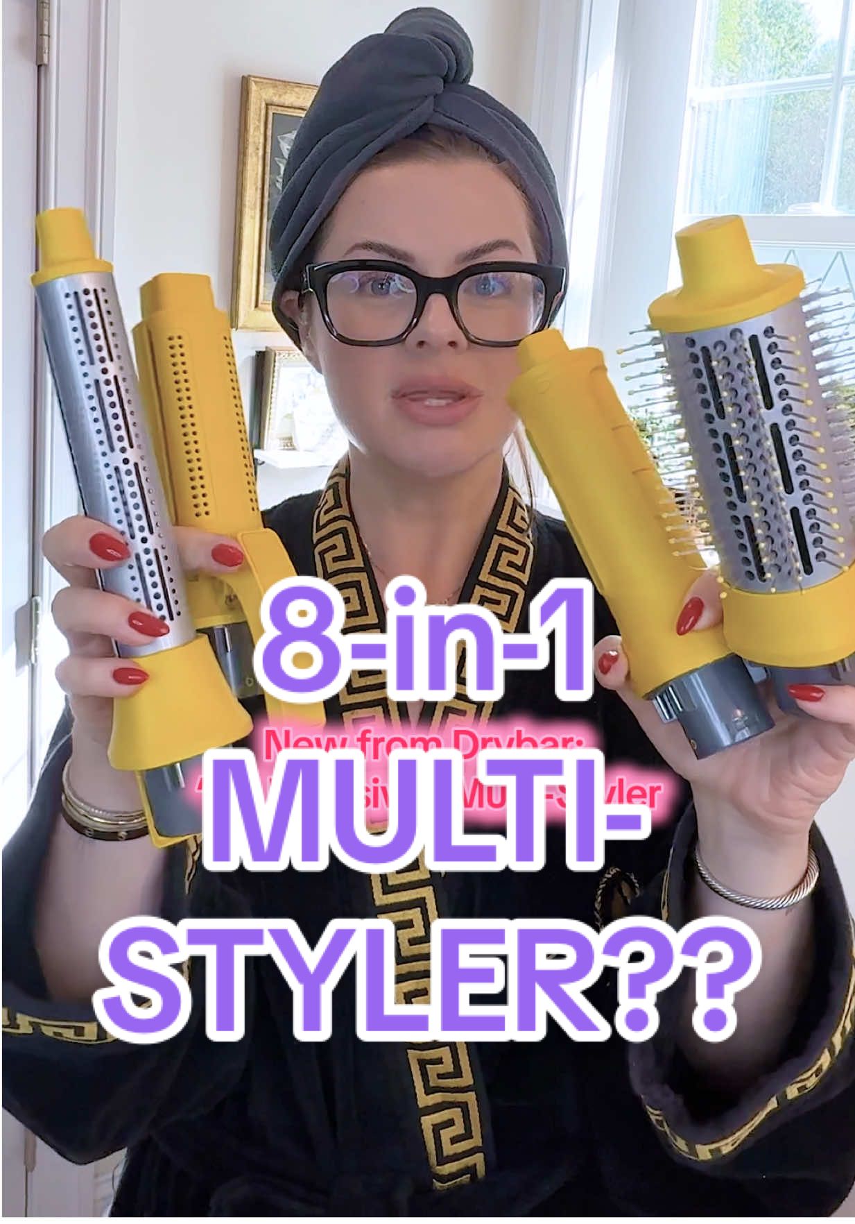 TikTok post by @erinduganjurchak for Drybar. Caption reads: [...] dive into this new gadget from @The Drybar....