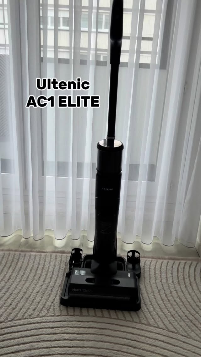 Instagram post by @gurbettekigelinler for Ultenic. Caption reads: Kizzzlaar bu süpürüp silen makine harika çok hafif....