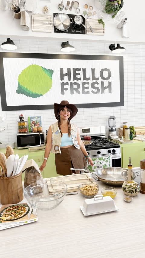 Instagram post by @r.e.v.i.n.tara for HelloFresh US. Caption reads: Three unforgettable days at BottleRock Napa Valley....