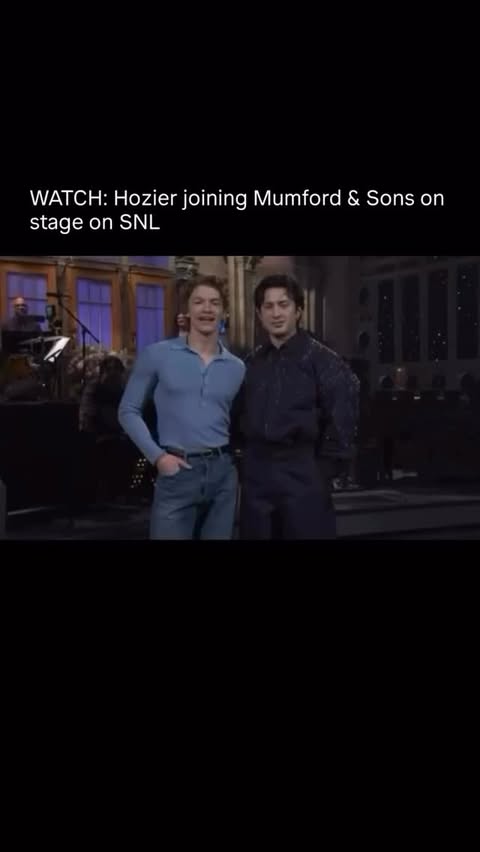 Instagram post by @tweakerstweakin for Discovery. Caption reads: Mumford & Sons performing “Here” live on SNL....