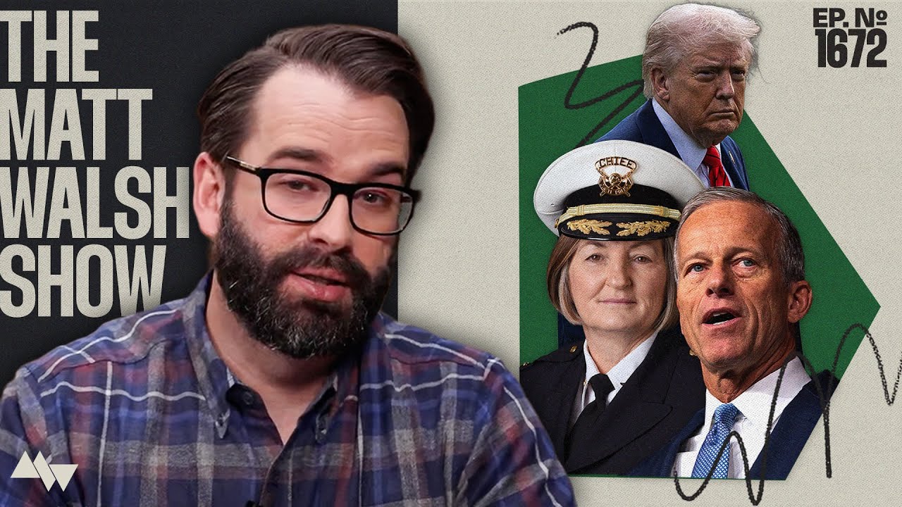 YouTube post by @MattWalsh for Imgur. Caption reads: An Update On The Shocking Crime That Democrats....