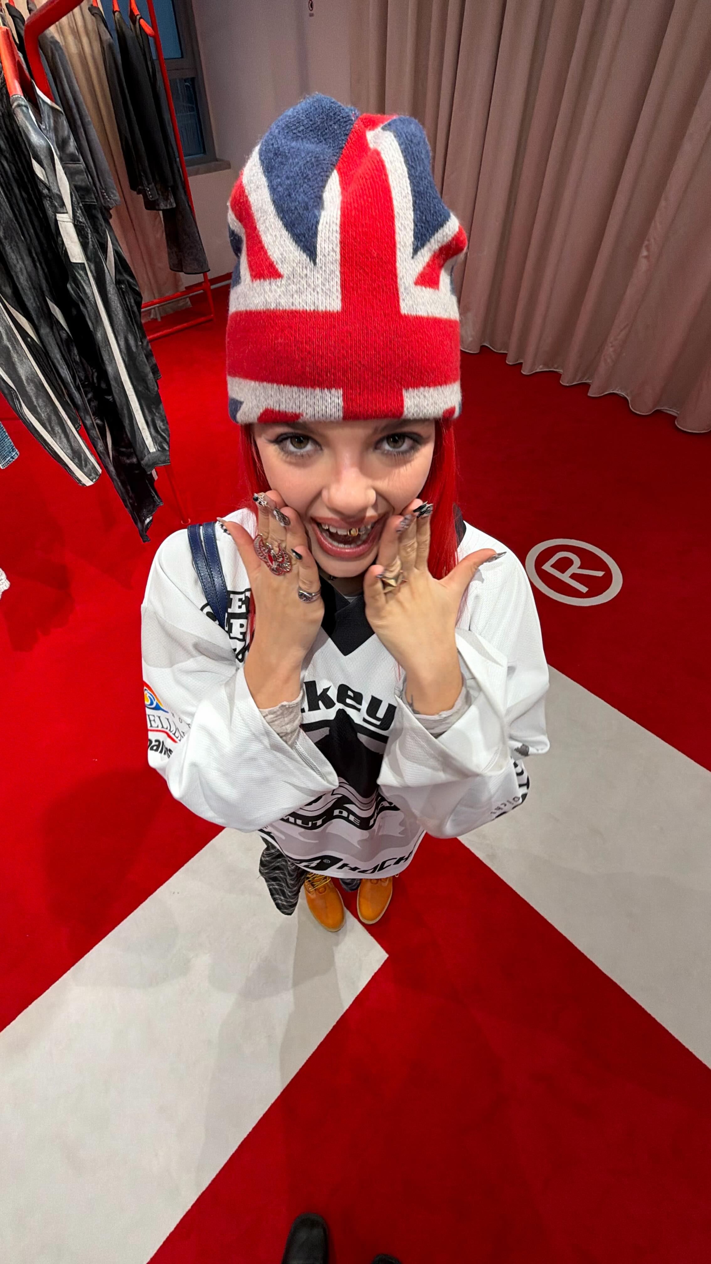 Instagram post by @sofia.craighero for Vivienne Westwood. Caption reads: unboxing @viviennewestwood x Nana capsule....