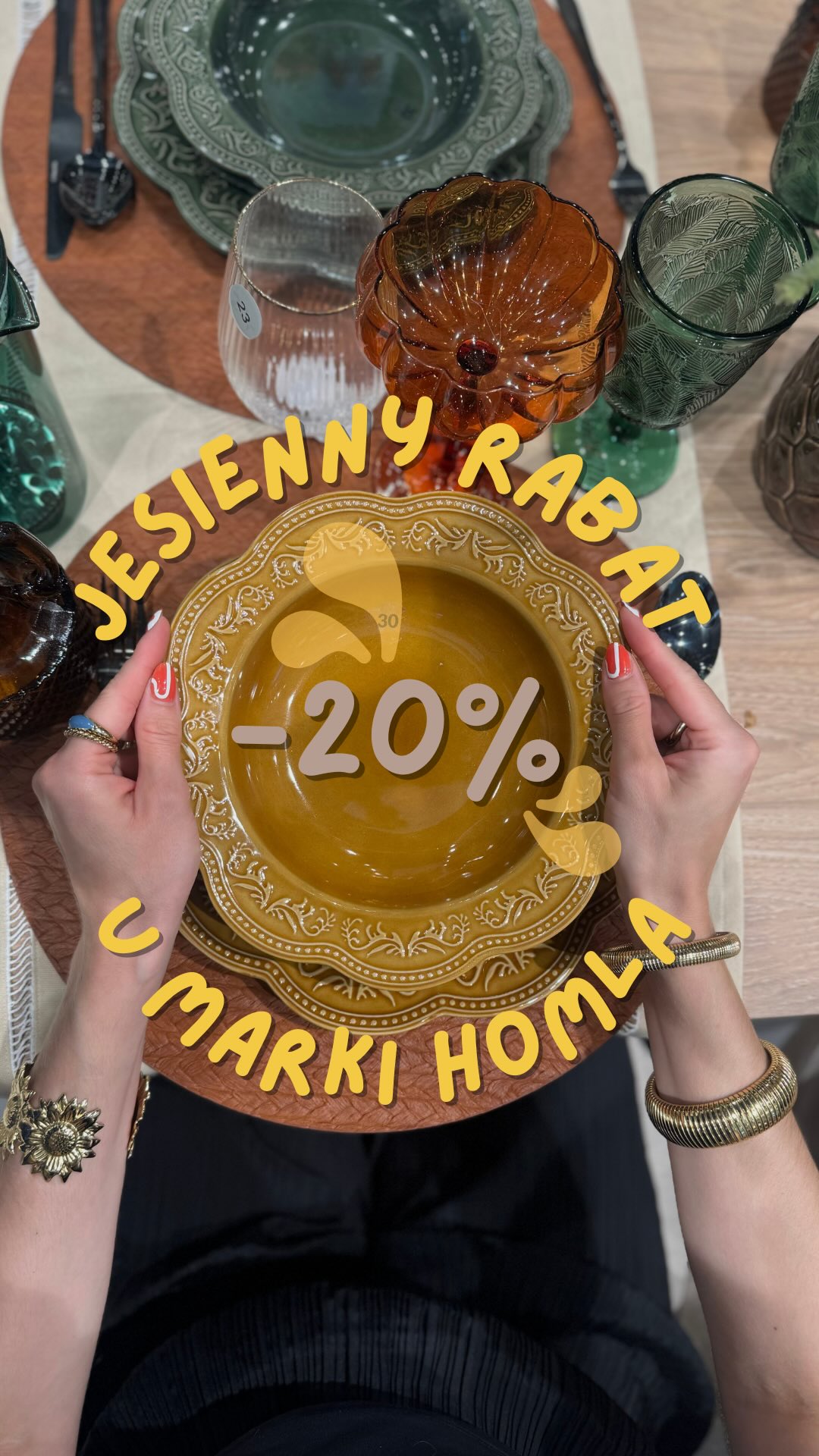 Instagram post by @babasierzuca for Homla. Caption reads: #REKLAMA Homla ma właśnie promocję -20% na....