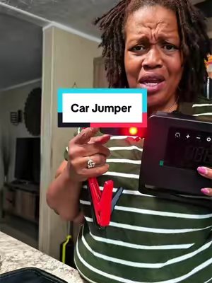 TikTok post by @creatorchristie for Hieha. Caption reads: @Hieha Direct #carjumpstarter #carjumper [...].