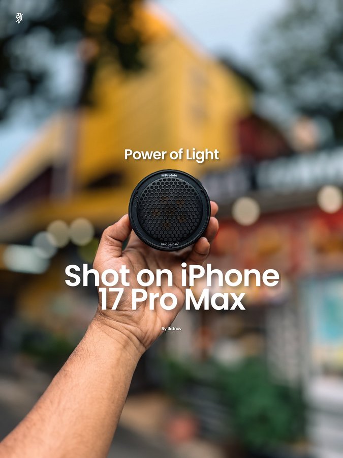 Instagram post by @tkdnxv for Profoto. Caption reads: Brought my @profoto C1Plus today to ChowKit. I had....