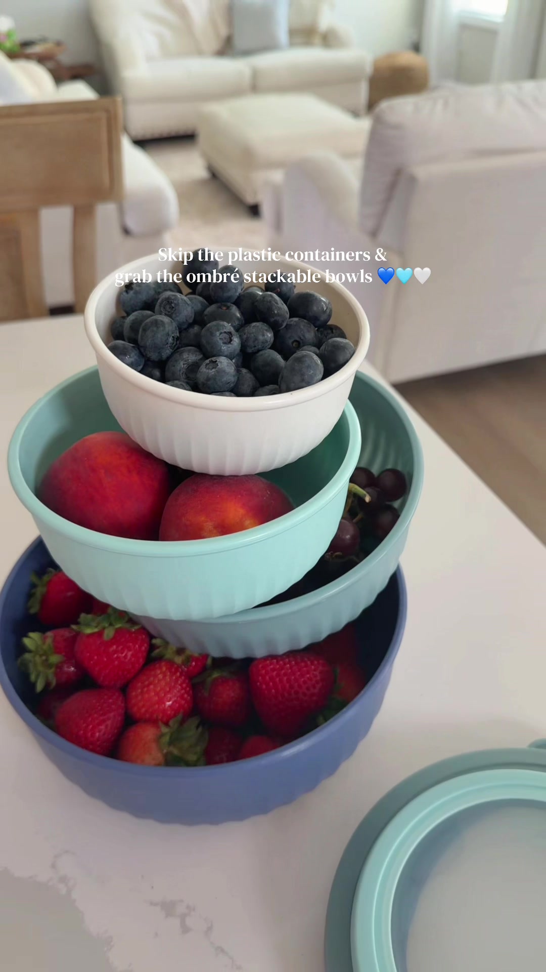 TikTok post by @favoritesbyamy for Kit Experto. Caption reads: KitExpert 4pcs Food Storage Containers, Salad....