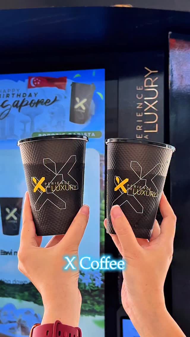 Instagram post by @munchingmomentswithm for The Straits Times. Caption reads: Just discovered X Coffee’s new tea series and it’s....