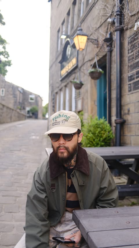 Instagram post by @barber_j.rose for Barbour. Caption reads: [...] these new loafers and spey jacket from....