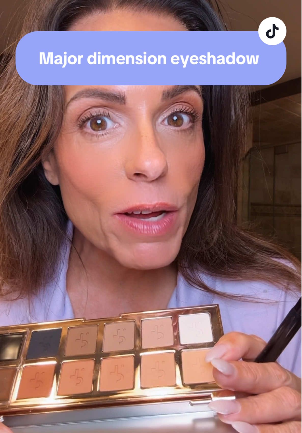 TikTok post by @affiliatetammytaylor for Patrick Ta. Caption reads: [...] for lining and wings. #PatrickTaPalette....
