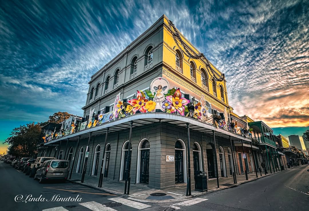 Instagram post by @ladylunanola for Visit New Orleans. Caption reads: The new owner of the Lalaurie Mansion is changing....