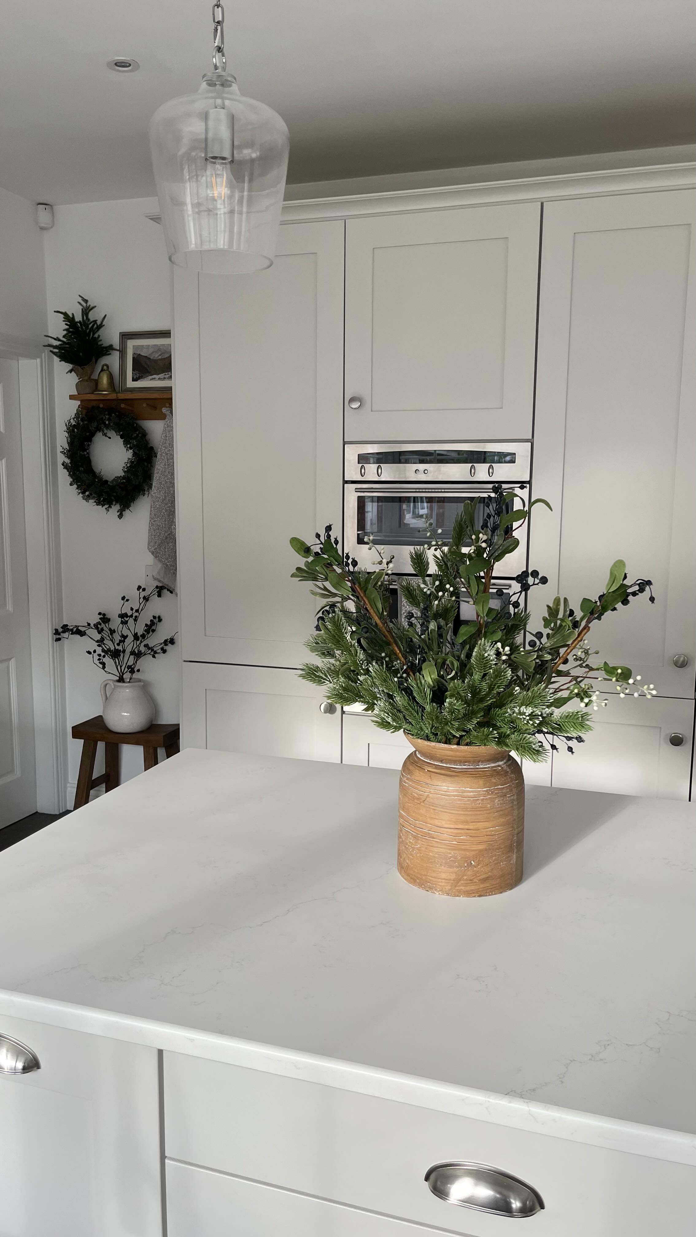 Instagram post by @moving_down_the_road for Wilko. Caption reads: UNDER £20 CHRISTMAS FAUX BOUQUET!! 

AD Such a....