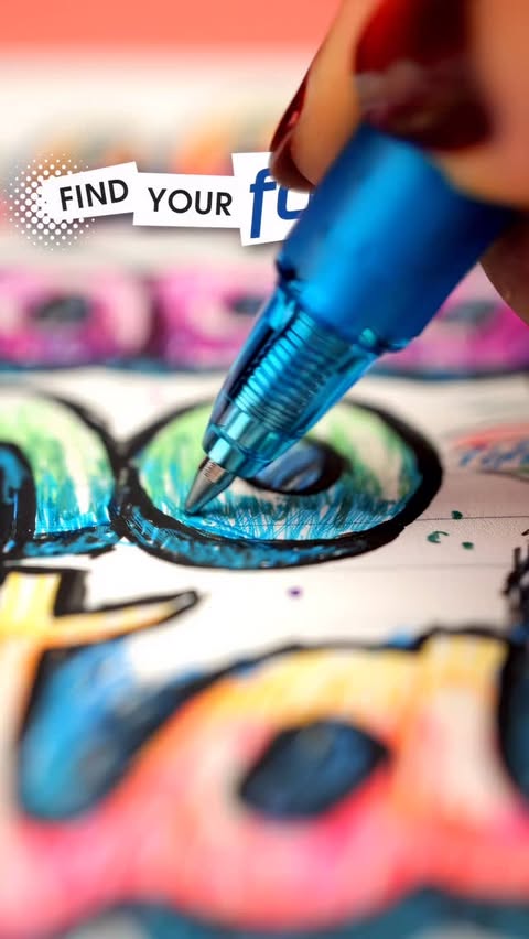 Instagram post by @ashhasacamera for Pilot Corporation of America (Pilot Pen). Caption reads: Mood science, made erasable. #FriXionVibe....