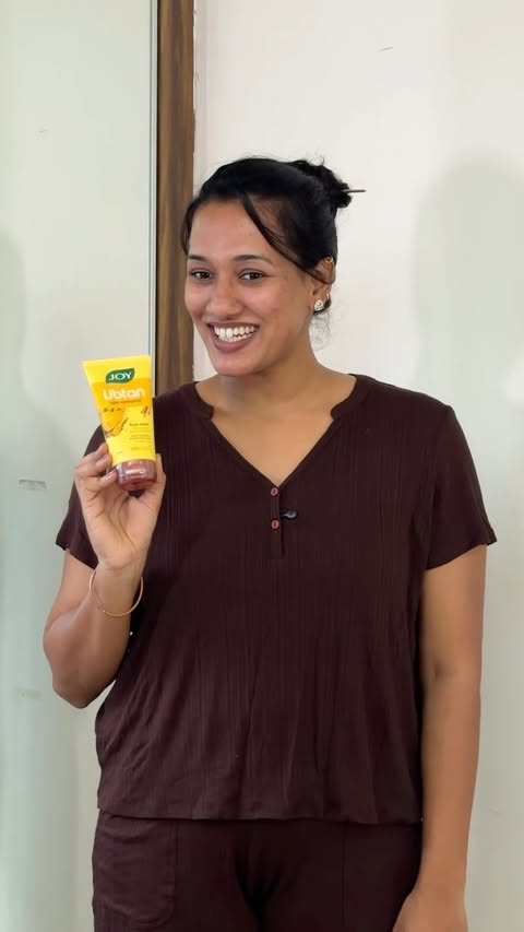 Instagram post by @ananyashinde__ for Joy Personal Care. Caption reads: Some things in a relationship are meant to be....