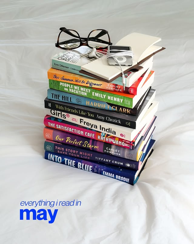 Instagram post by @emnreads for Scribner Books. Caption reads: [includes gifted/pr books] many hits and few....