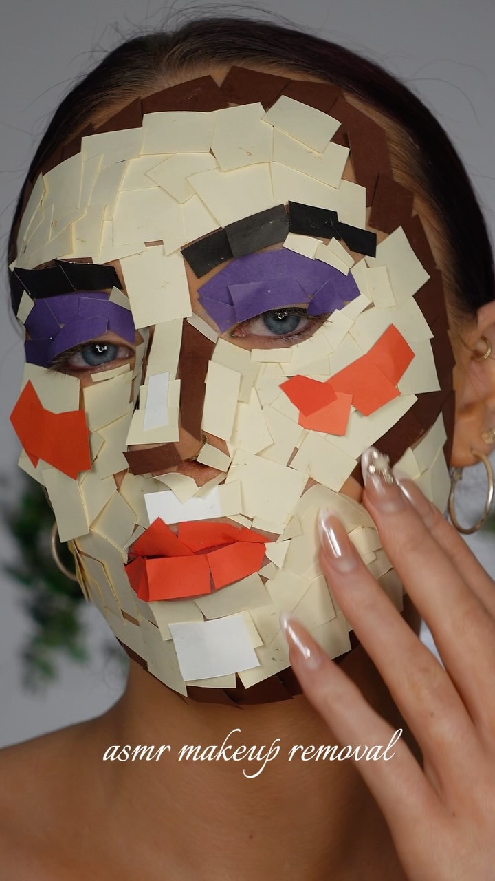 Instagram post by @emmafarrellmakeup for florence by mills. Caption reads: asmr makeup removal🔊

Using @florencebymills....