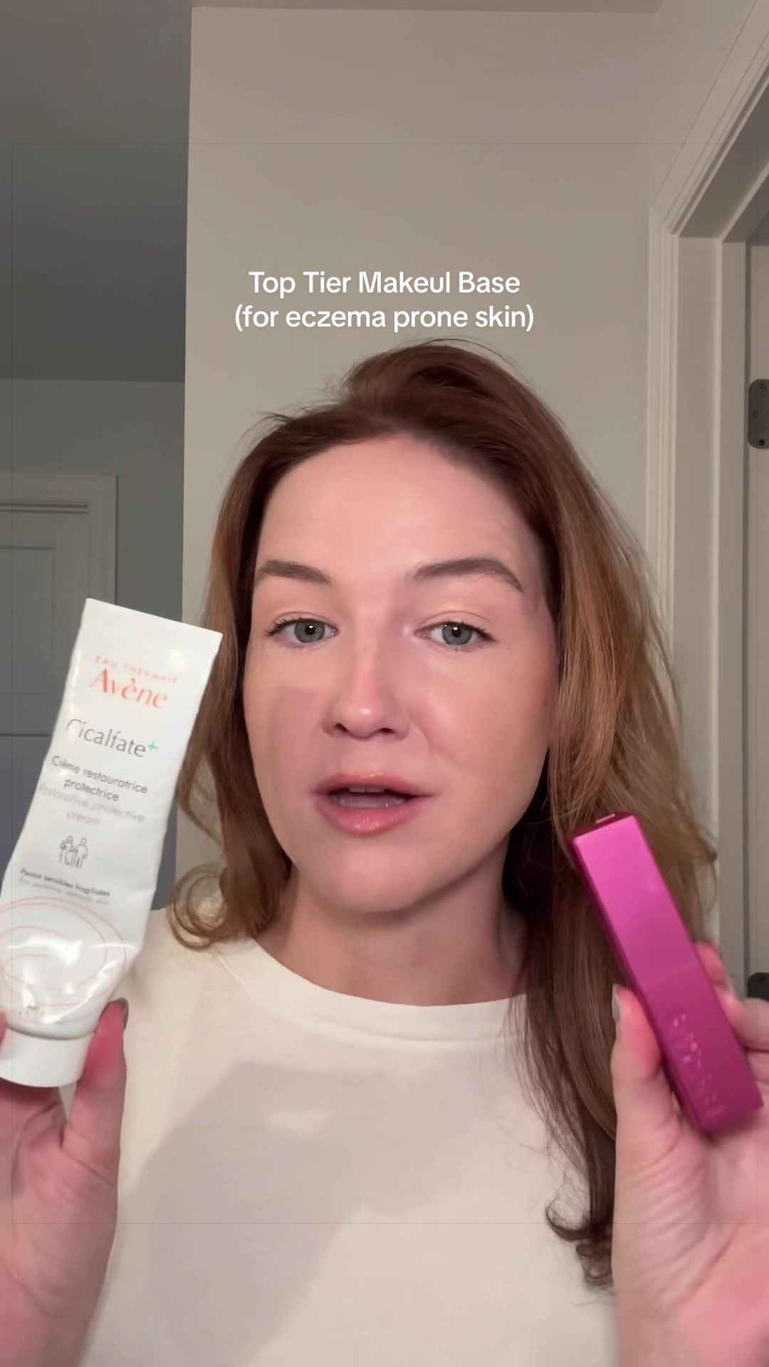 TikTok post by @shelbey_wilson for BASMA Beauty. Caption reads: @AveneUSA + @BASMA Beauty FTW! Always my go-to for....
