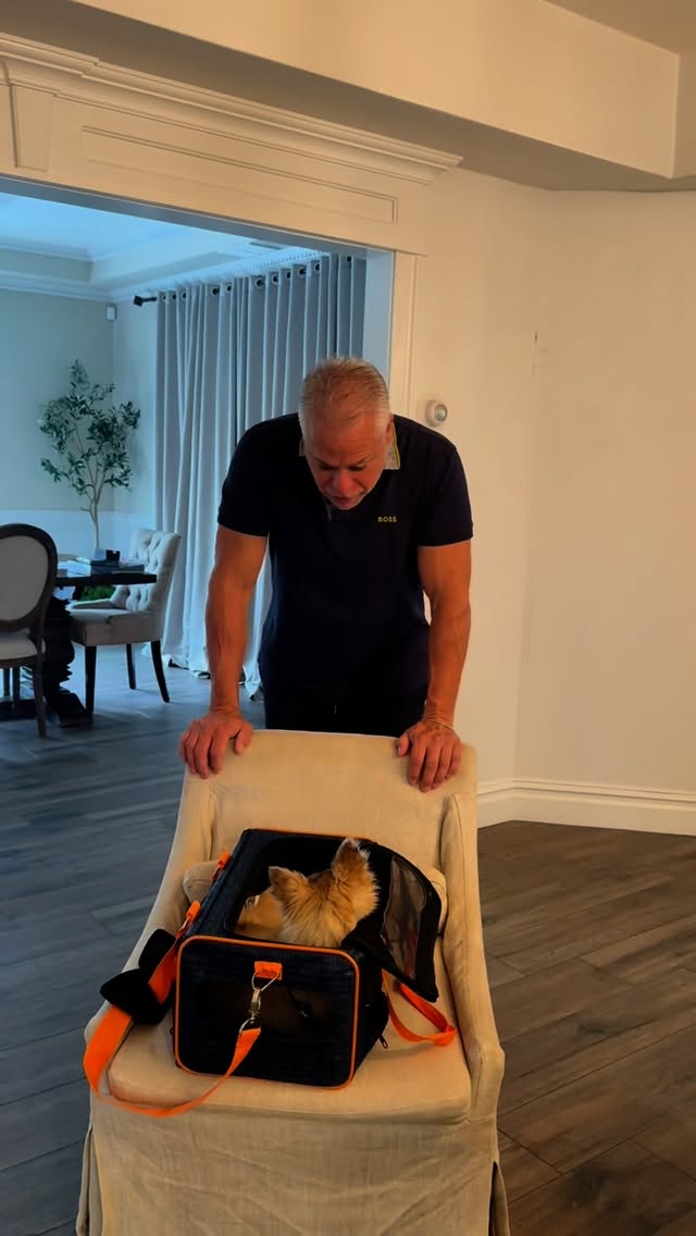 Instagram post by @foodboss for JetBlue. Caption reads: Getting ready with Capri for a trip with @jetblue....