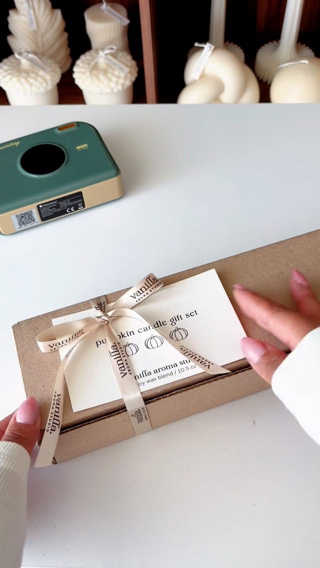 Instagram post by @vanillaaromastudio for Phomemo. Caption reads: New Printer? Yayyy!
It’s the perfect tool for....