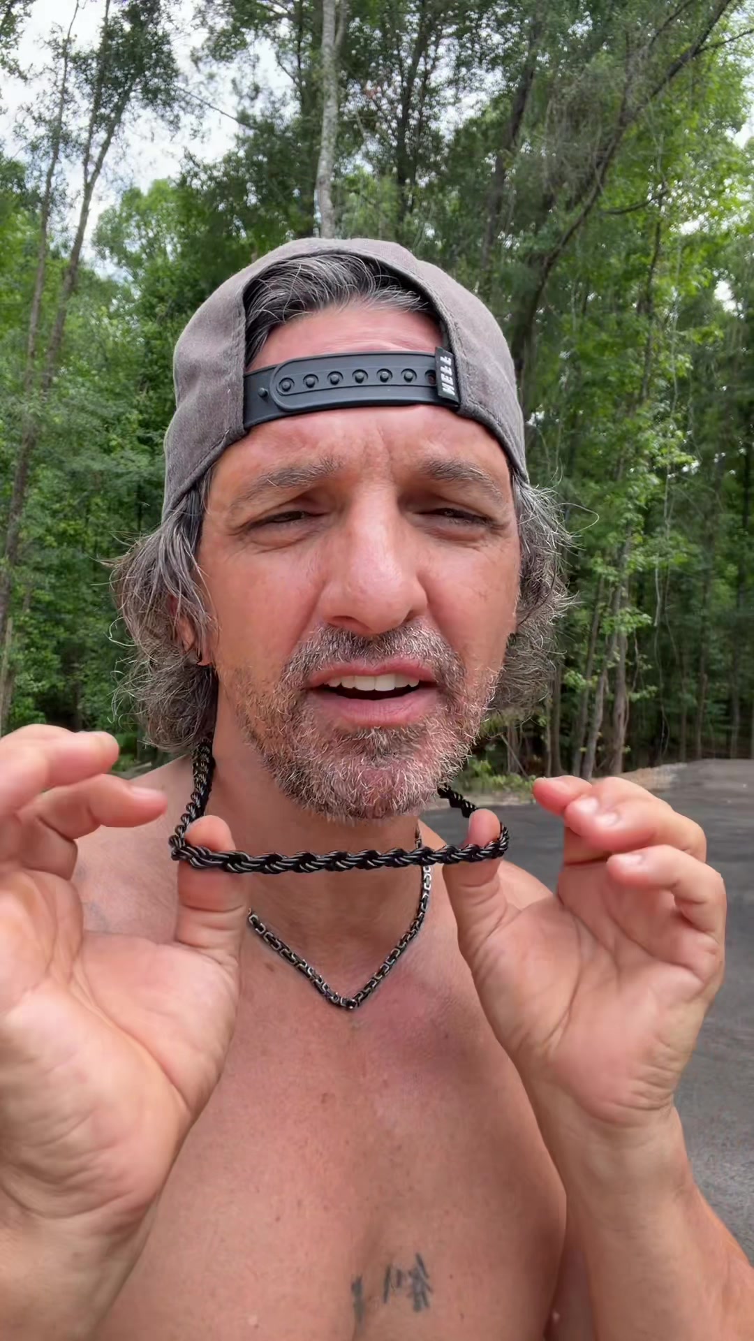 TikTok post by @jereme.hall for PROSTEEL. Caption reads: [...] gotten some of the coolest chains from....
