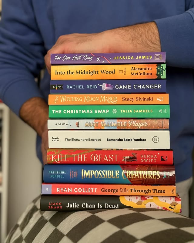 Instagram post by @steepreadrepeat for Penguin Teen. Caption reads: 📚 January Possibilities ❄️ Thank you to the....