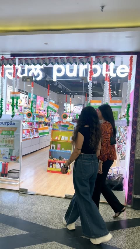 Instagram post by @anmolsharma8862 for Purplle. Caption reads: [...] your sister birthday special for her....