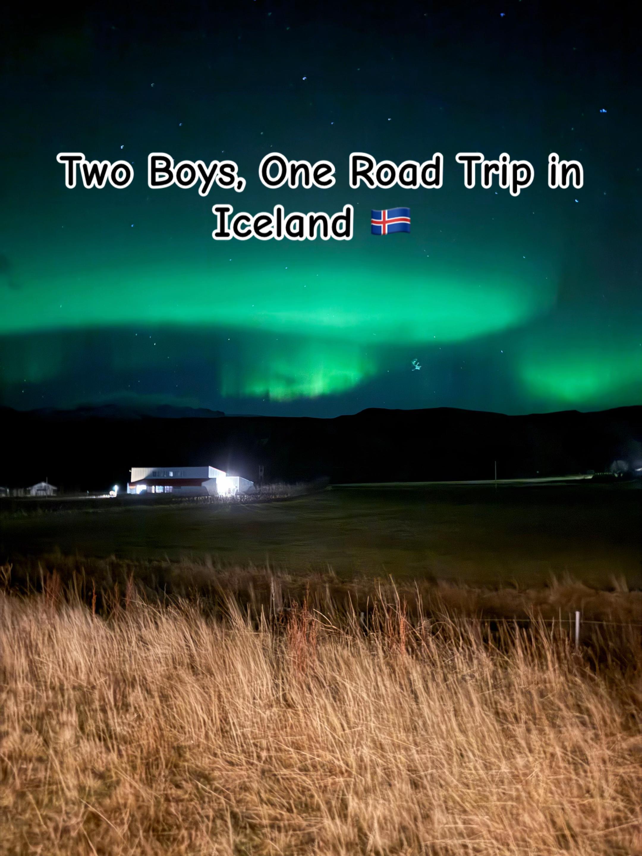 TikTok post by @kartikeyan25 for agoda. Caption reads: [...] * Day 1,2(Bus Hostel Reykjavik)-....