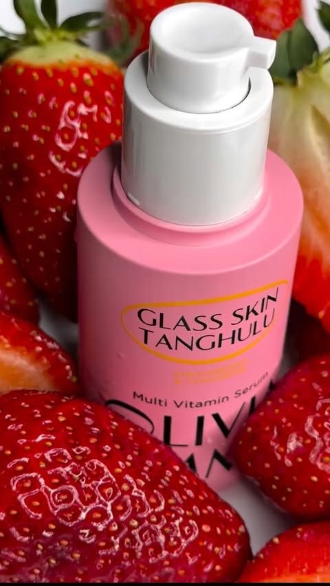 Instagram post by @mariko.pavliashvili for Shopbop. Caption reads: [...] ✨ Your skin but glowier… and sweeter 🍓....