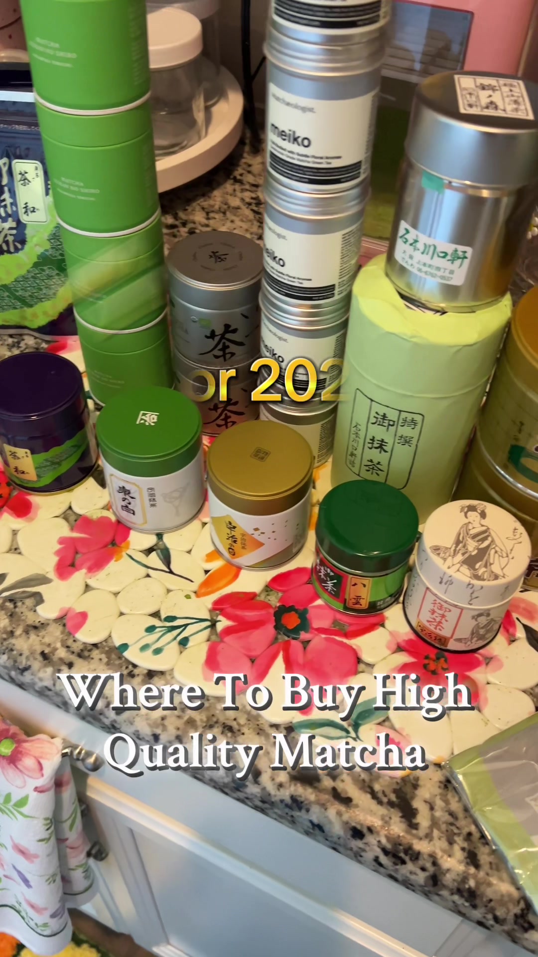 TikTok post by @joypeace2_3 for Chazoku. Caption reads: Here’s a Full List of Resellers & Matcha shops to....