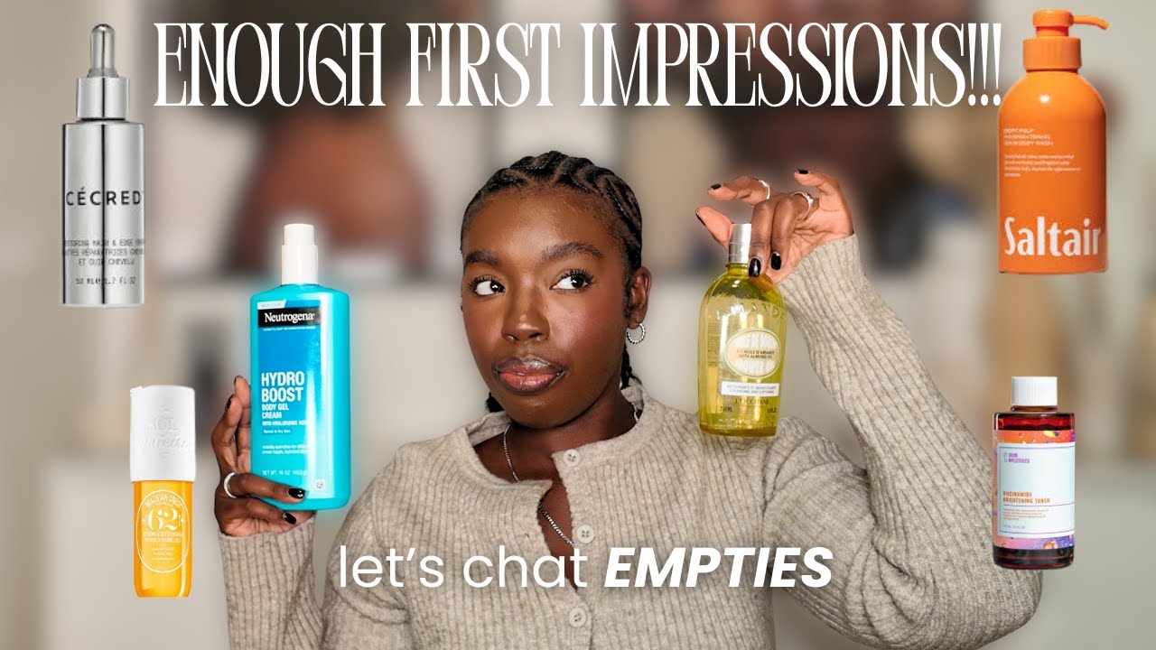 YouTube post by @SimoneNicole for FOREO. Caption reads: I finished some very popular products & I have....