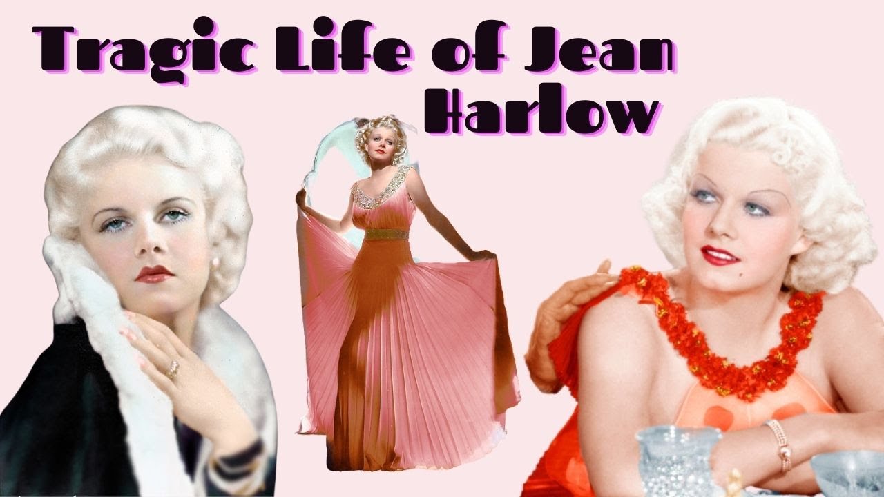 YouTube post by @Laurajaneatelier for Country Living. Caption reads: Jean Harlow’s tragic and short life.