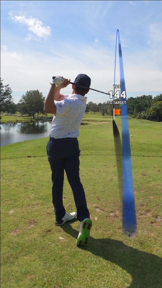 Instagram post by @stabilityndistance for COBRA Golf. Caption reads: Lately, my iron shots have been flying farther....