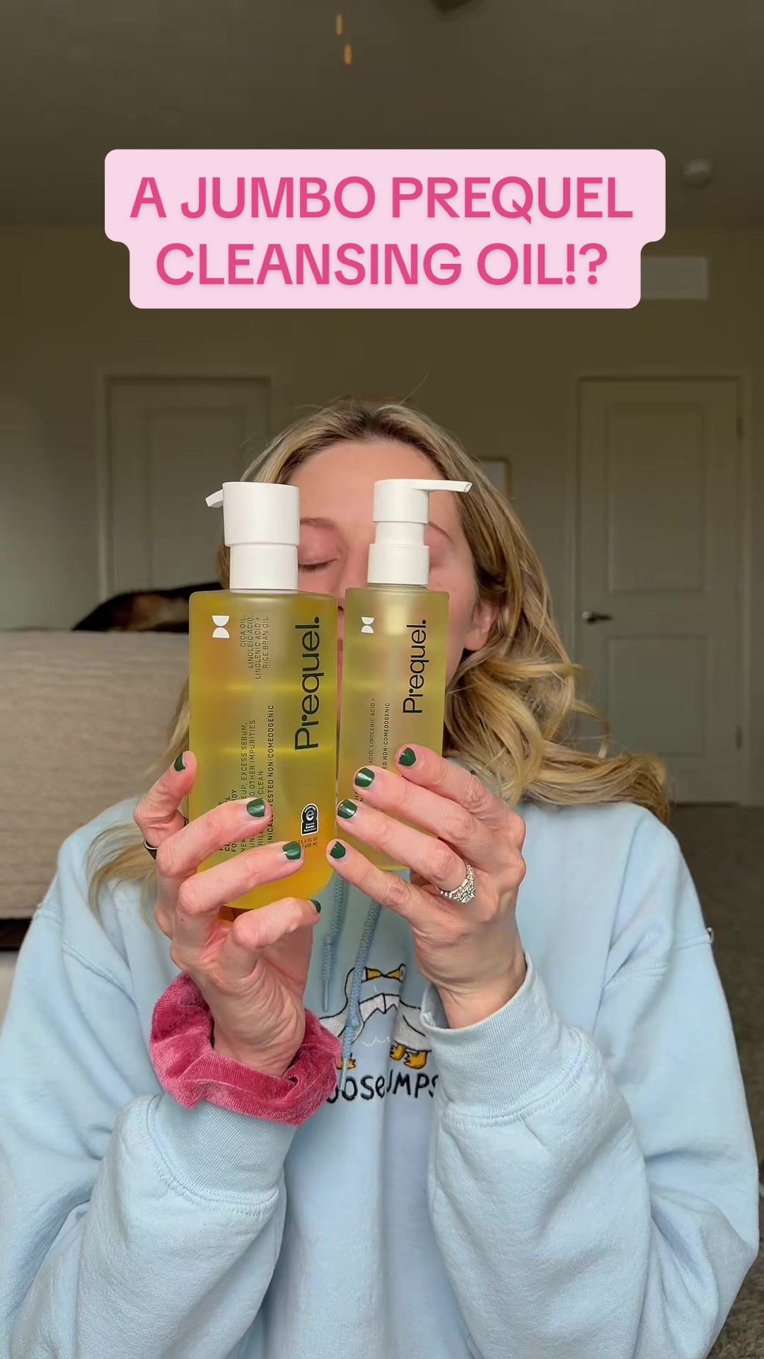 TikTok post by @skincarewithshelbs for Prequel Skin. Caption reads: @Prequelskin has answered our requests [...].