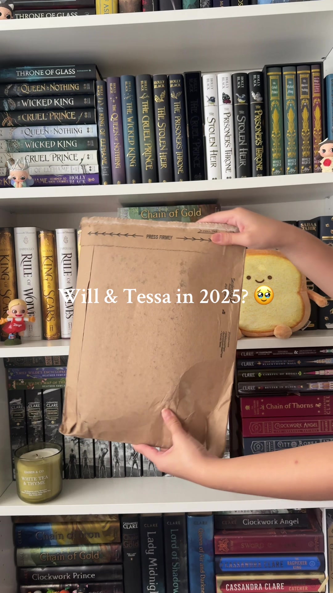 TikTok post by @kayygee_ for Penguin Teen. Caption reads: MY SHAYLAS ON THE COVER 🥹😭 #shadowhunters....