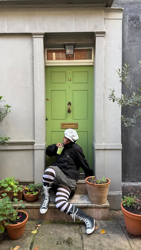 Instagram post by @solawosika for Blank Street. Caption reads: It’s very important you block them out and go to....