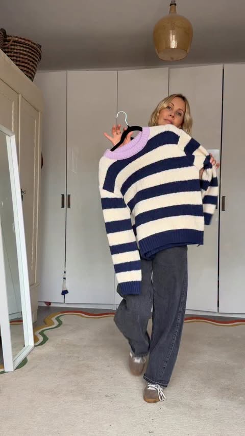 Instagram post by @ashley.dainty for ALLSAINTS. Caption reads: Comfort is key 🔑 if it’s not comfy and cosy I....