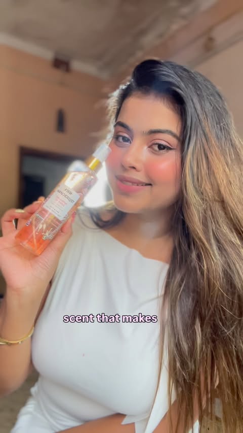 Instagram post by @pritha._1 for Nykaa Wanderlust. Caption reads: [...] make it your everyday fragrance ✨🥂 Nykaa....