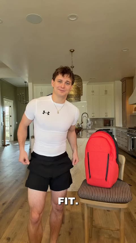 Instagram post by @mrnicknovak for Under Armour. Caption reads: [...] opening presents. Thank you @underarmour!....