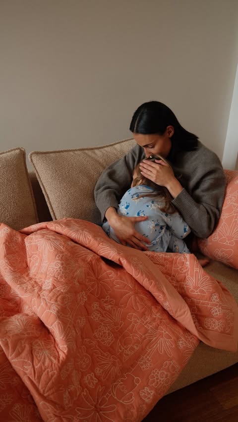 Instagram post by @tayla.broad for Koala. Caption reads: The @koala x @officialbluey Playtime Collection....