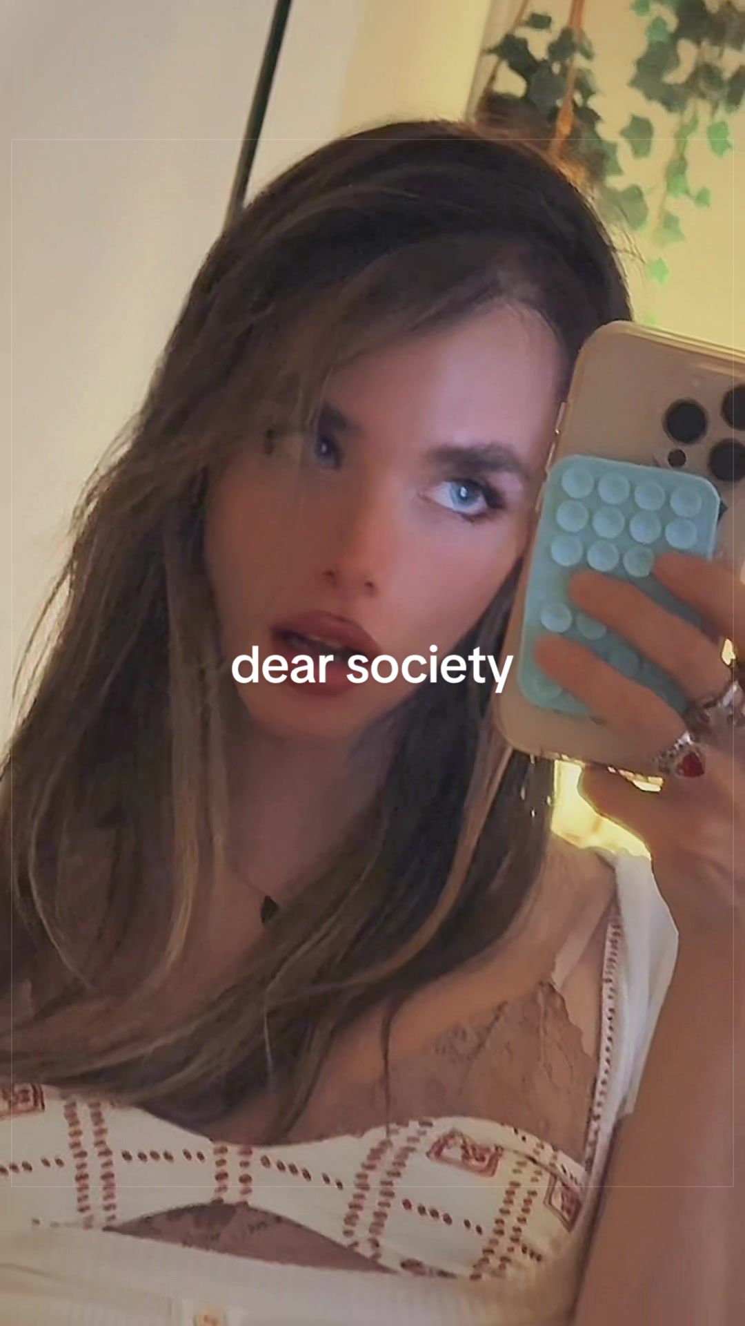 TikTok post by @marthebratz for Frankies Bikinis. Caption reads: @Frankies Bikinis x #jennie #dearsociety.