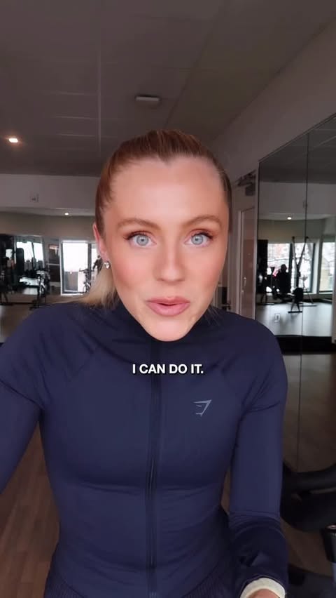 Instagram post by @samanthafeher for WHOOP. Caption reads: [...] motivation. no excuses 💪🏼 join me on....